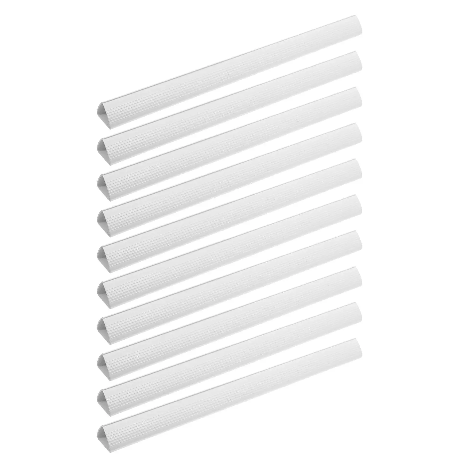 10Pcs Plastic Binding Bars Slide Grip Document Binder Clips A4 Paper File Organizers School Office Report Covers Slides Folders