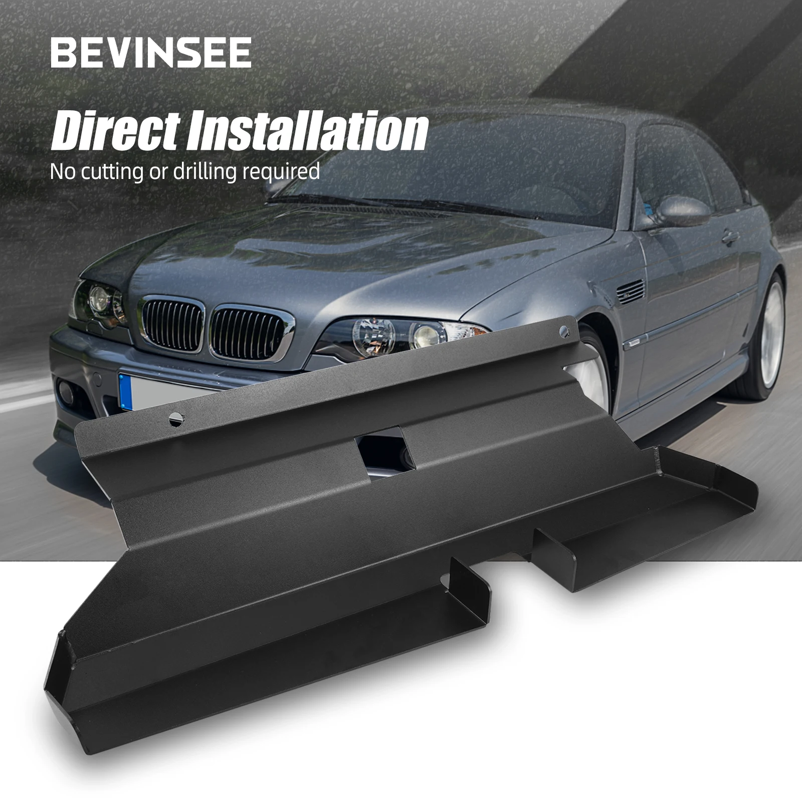 Dynamic Air Intake Scoop For BMW E46 323i 325i 330i 320i 328i M52TU M54 Engine 3-Series Aluminum Car Replacement Accessories