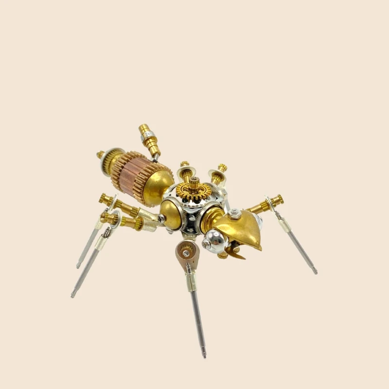 Insect punk mechanical assembly 3D three-dimensional pure handmade ornament
