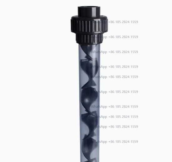 

110mm/DN100 transparent PVC pipe static mixer Brand new in stock Brand new in stock