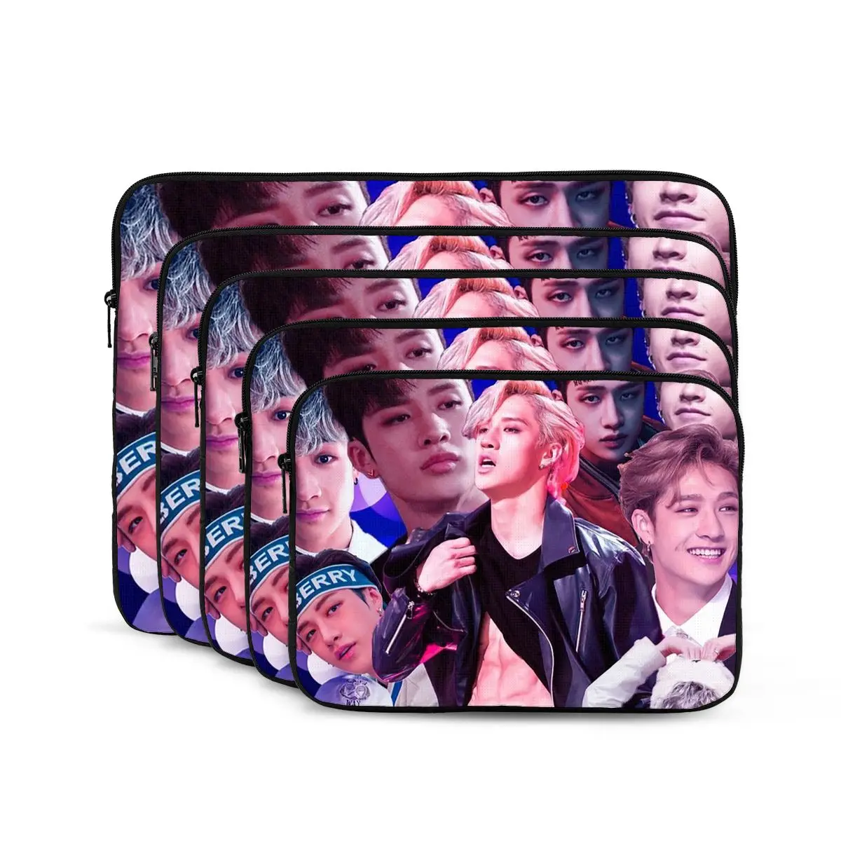 

Bang Chan Notebook Laptop Bag Case Pouch Notebook Sleeve Cover Bag Tablet Shockproof Case Bag
