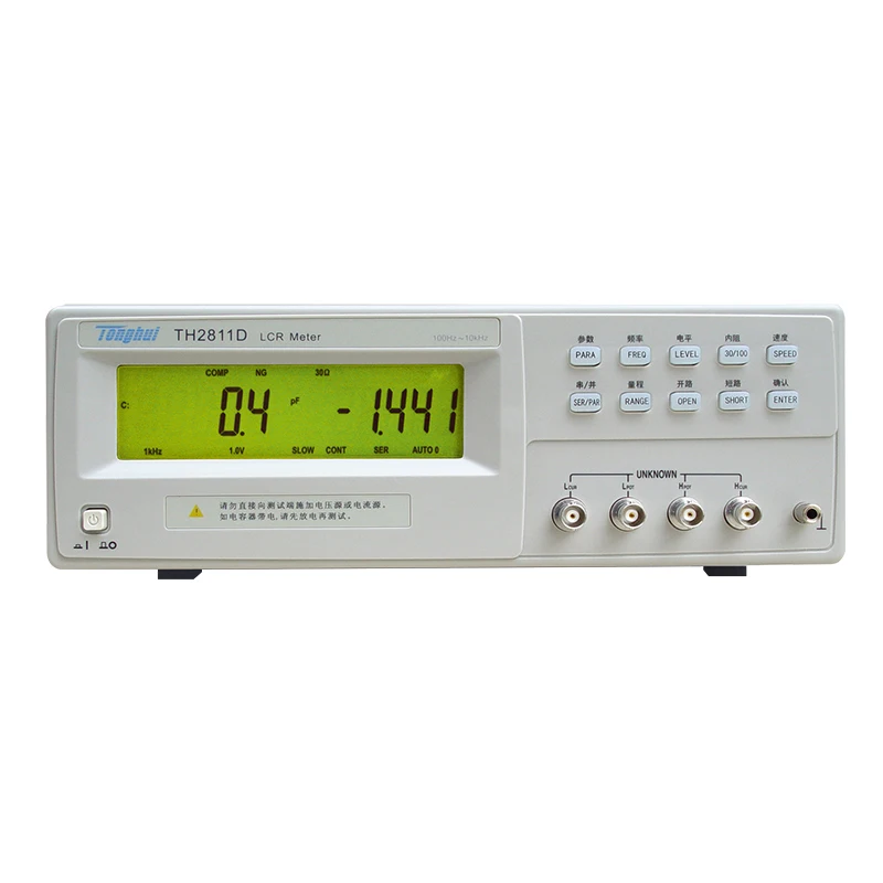 Tonghui TH2811D High precision LCR Meter Bench Test Frequency 100Hz, 120Hz, 1kHz, 10kHz