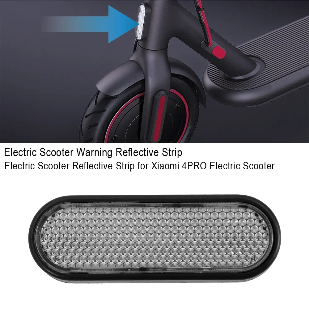 ABS Night Warning Reflective Strip For Xiaomi Mi4 Pro Electric Scooter 4 Pro Front TubeKickscooter Safety Reflector Accessories