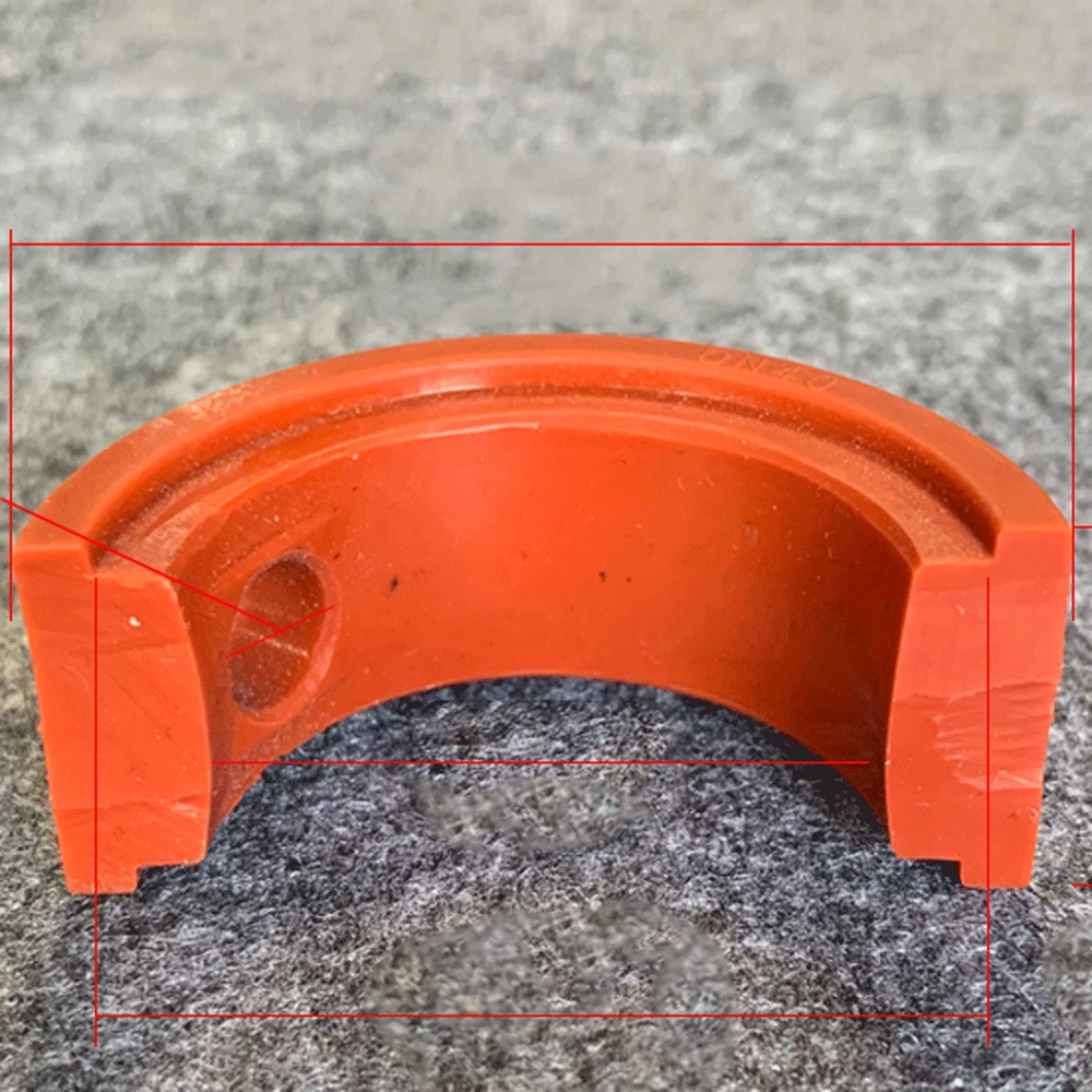 Dn22/200-400 rot vqm Lebensmittel dichtung dichtung für Absperr klappe Homebrew – Detail 2