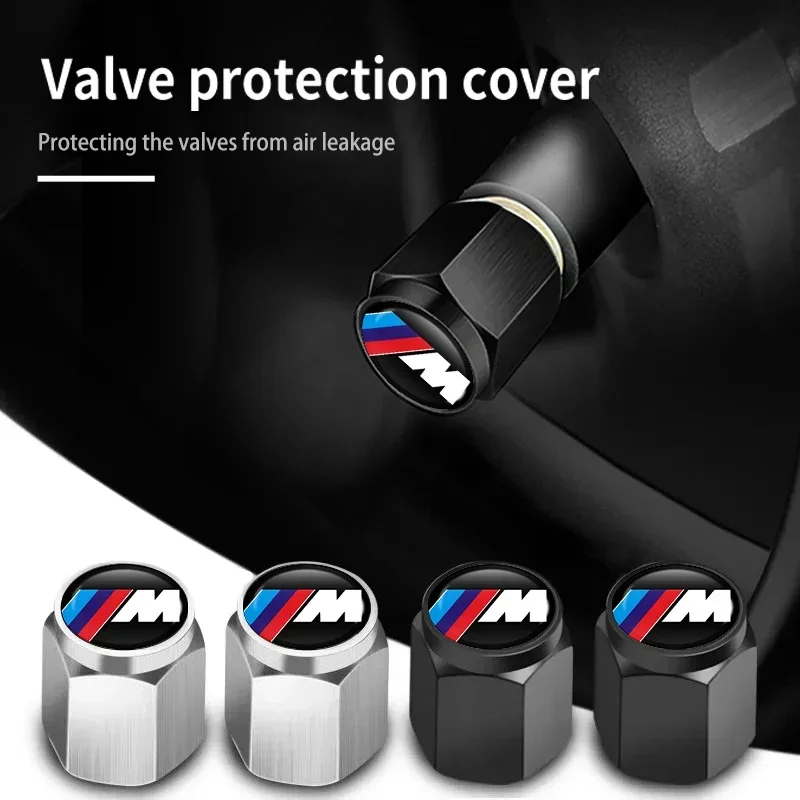 For BMW E93 F10 F20 F30 F40 F15 F25 F26 F31 F49 F86 M3 M5 X3 5pcs Car Wheel Tire Valve Cap Dust Protection Cover Accessories