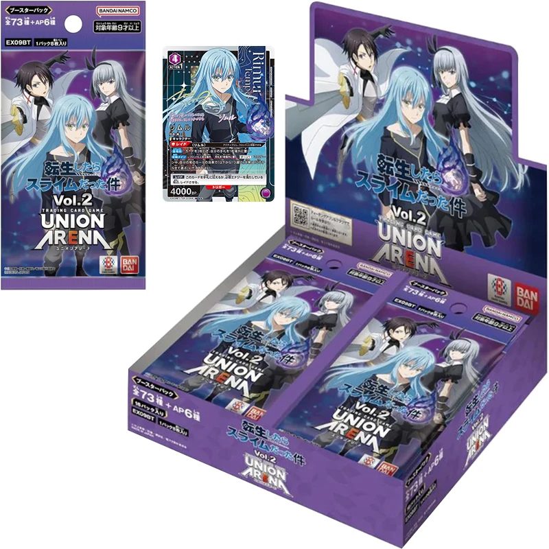 

BANDAI Union Arena That Time I Got Reincarnated As A Slime Vol.2 EX09BT Booster Box TCG Collection Card Rare SR