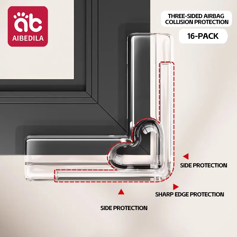Corner Protectors for Baby Safety Soft Airbag Bumpers Edge Guards for Sharp Corners Glass Table Furniture Anti-Collision Pads