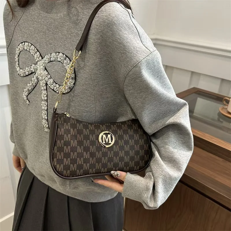 Handtasche im Vintage-Stil, Umhängetasche, verstellbarer Riemen, Damen-Messenger-Umhängetasche, elegantes Accessoire, Einkaufstasche, Geldbörse, schick – Detail 12
