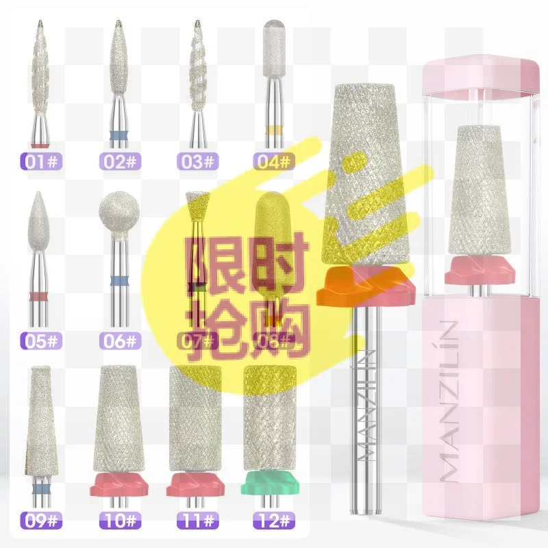 Safety Under Nail Cleaner Nail Drill Bit Diamond Sliver Nail Gel Cuticle Remover Drill Bit Suitable For Home-based Nail Salons