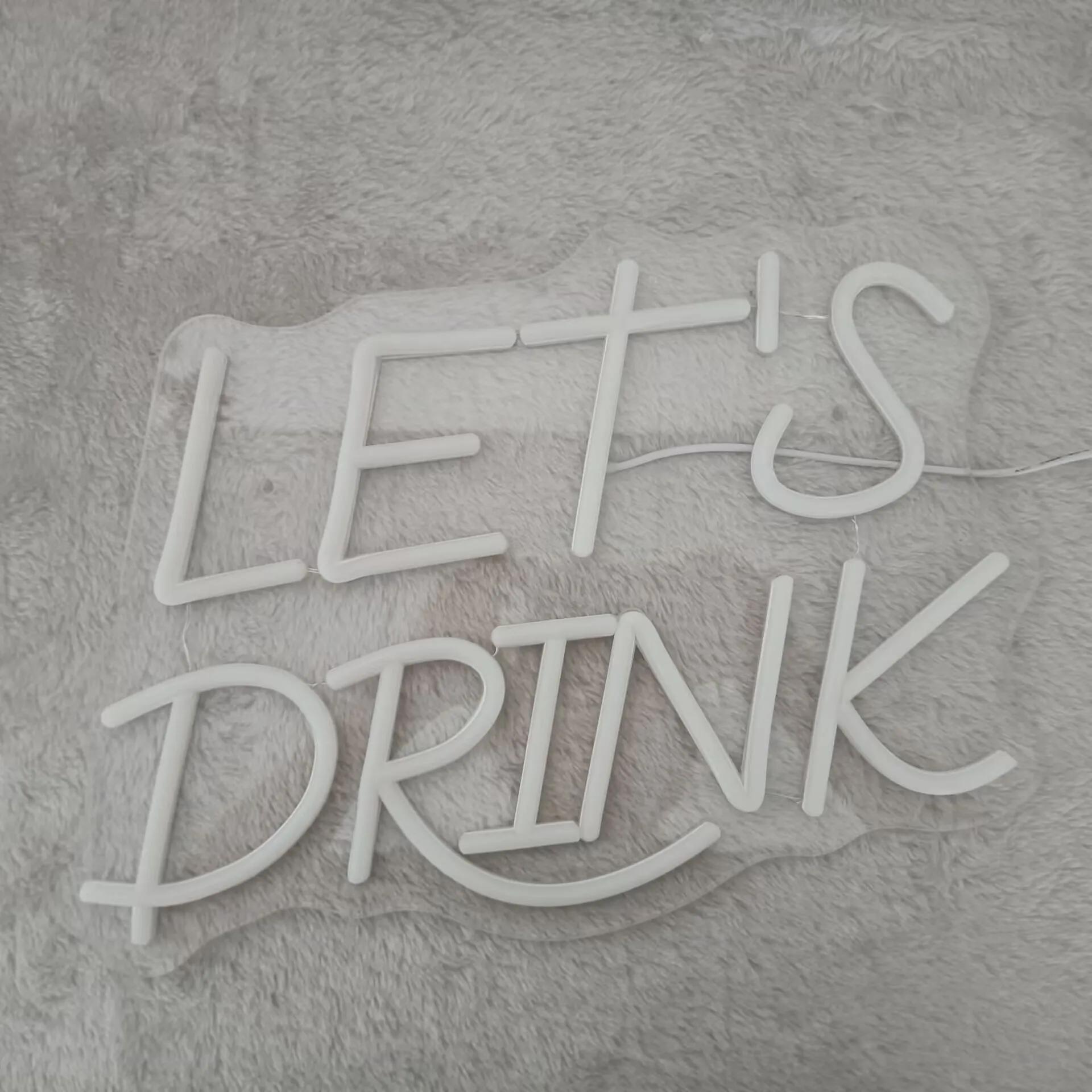 دع المشروبات النيون تسجيل USB عكس الضوء LED ضوء النيون تسجيل ل غرفة نوم غرفة معيشة حفلة عيد ميلاد هدية الجدار الديكور #4