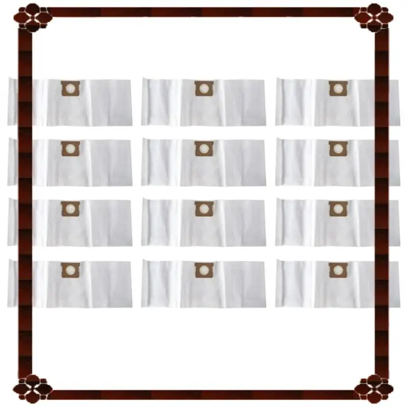 24-Hour Delivery 12PCS Dust Bags VF3503 For Ridgid 6- 9Gallon Wet Dry Vac High-Efficiency Dust Bags Garbage Vacuum Filter Bag Su