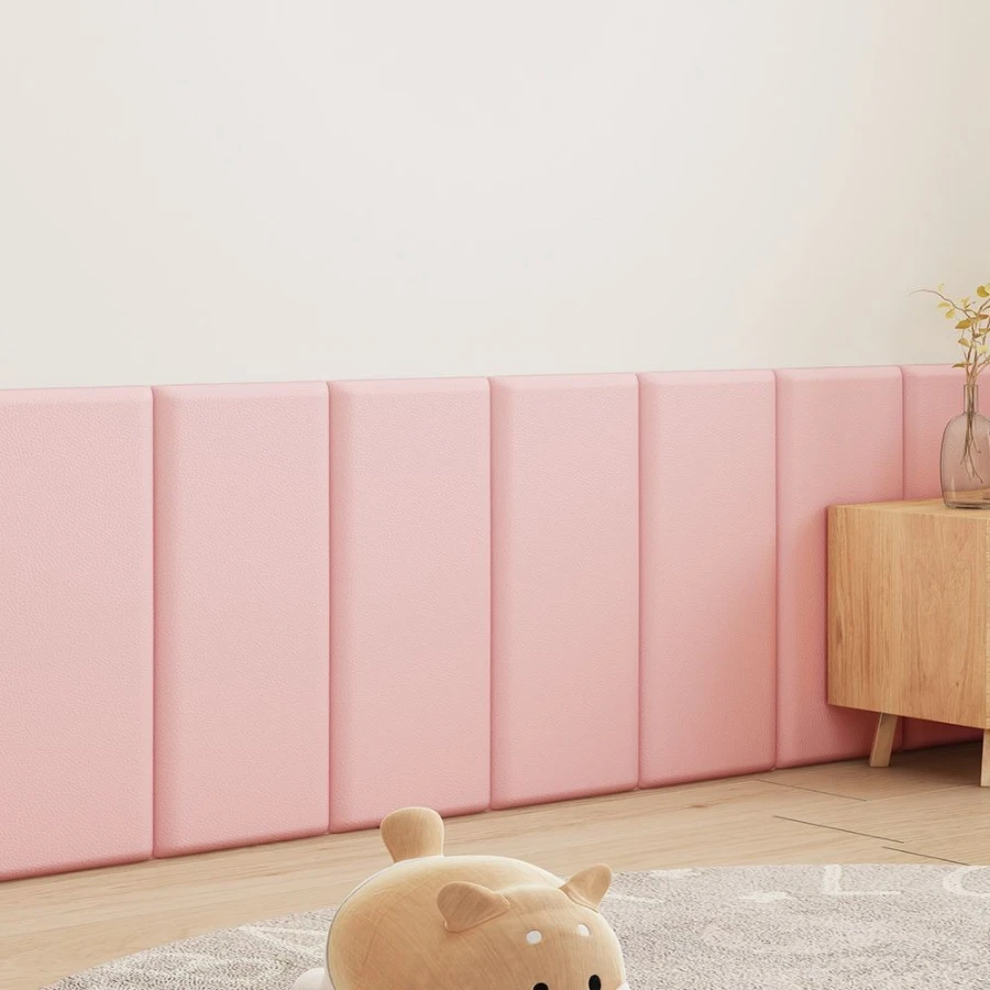 

Self Adhesive Leather Soft Pack Wall Sticker Thick Foam Anti-collision Tatami Bed Stadium Children's Room Surround Wallpaper