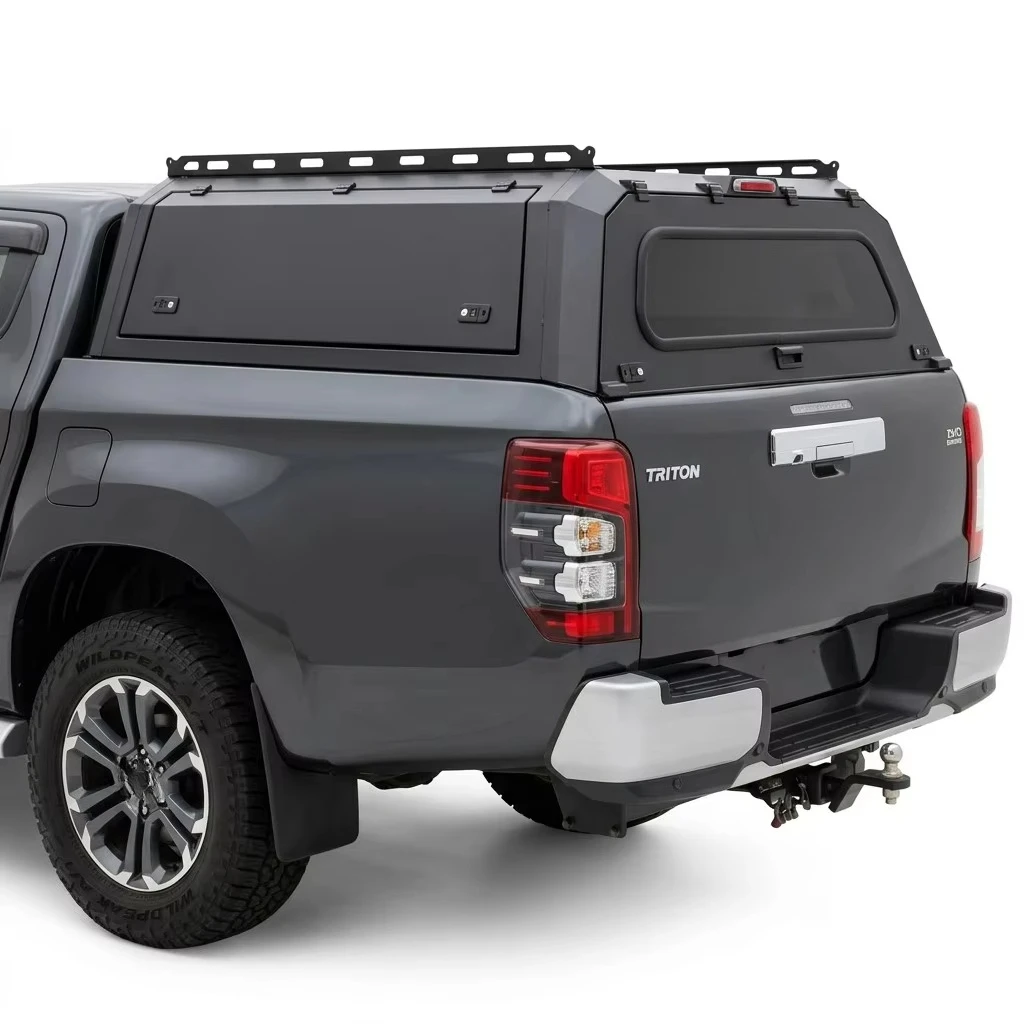 2026 New Arrival Aluminum Alloy Pickup Hardtop Tonneau Cover Canopy Shell for Mitsubishi Triton L200 Double Cab Factory