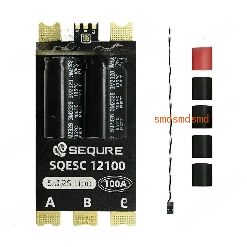 ESC 12100 Brushless Electric Speed Controller 100A 5-12S ESC BLHeli_32 | AM32 for FPV Racing Drones Boats RC Cars