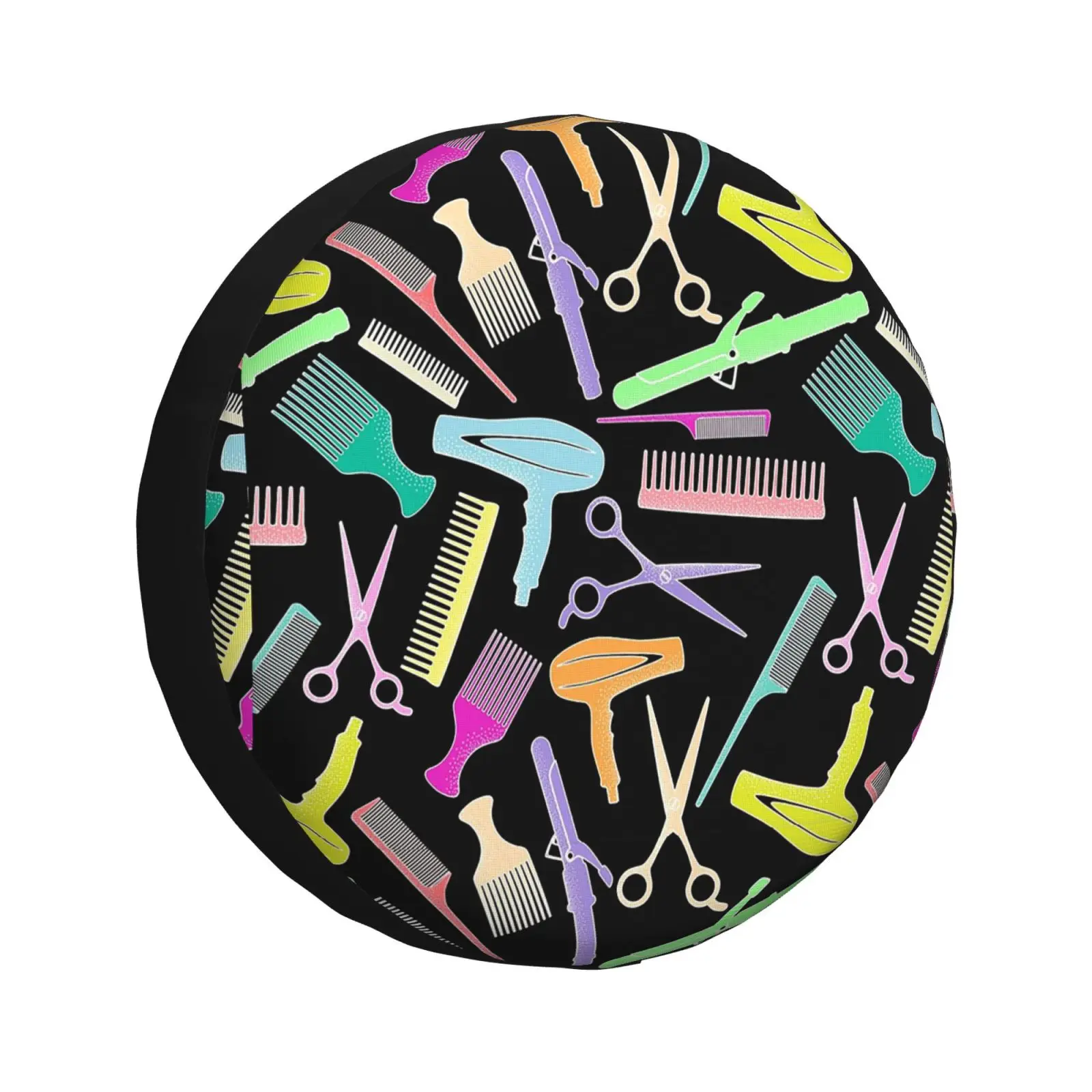 

Ретро ножницы для стрижки волос, модные полосатые чехлы для запасного колеса, универсальный комплект шин 4WD 4x4, автомобильные аксессуары 14, 15, 16, 17 дюймов