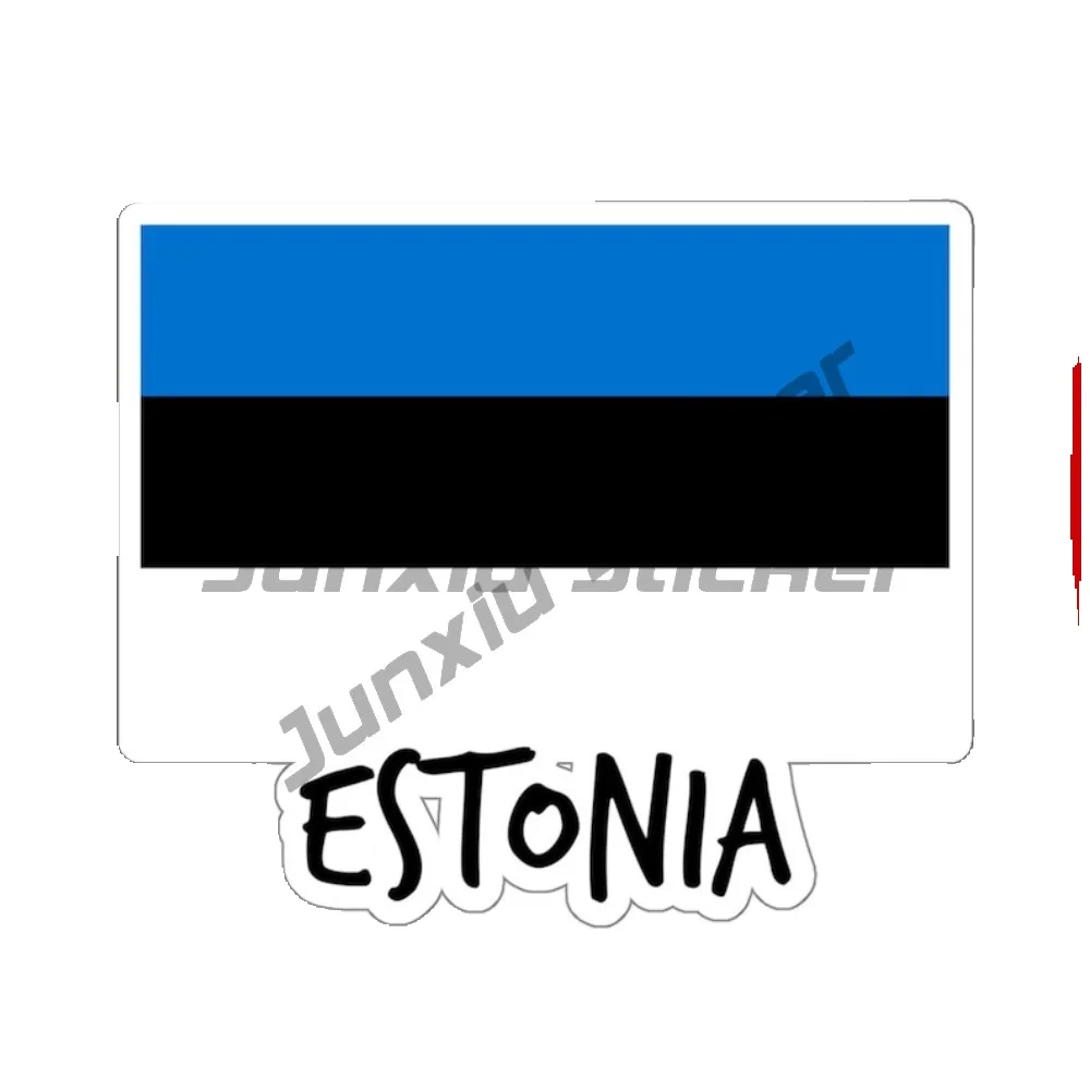 

Estonia Patriotic Flag Sticker Anti Scratch Stickers Exterior Decorative Suv Bodywork Guitar Motorcycle Helmet Pickup Laptop Pvc