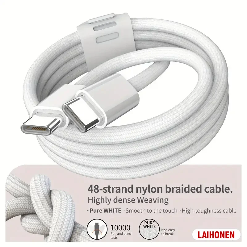 Type C 60W Fast charging cable for iPhone16 15 for samsung 1M 2M 3M Extendthe data transmission line USB C to USB C cable