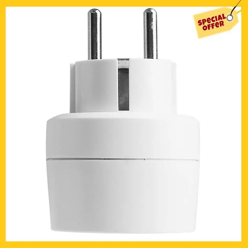 

Voltage Protector Socket AC230V Adjustable Power Surge Protector Socket EU Plug 1 Piece