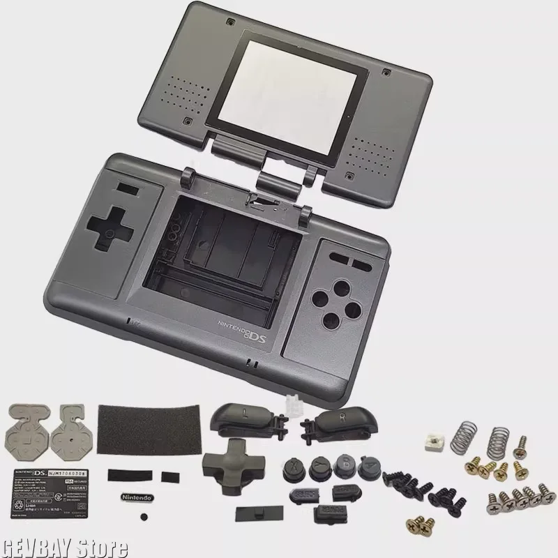 

Полный комплект сменных корпусов для консоли NDS Launch Edition: точная совместимость, защитный чехол из ABS, кнопки, винты, разные цвета