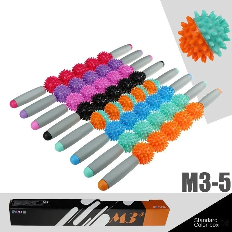 SELFREE-Stab Ball Massage Stick Muscle Relaxation Exercise Roller Fitness Yoga Hedgehog Ball Fascia Stick Sport  Drop-shippping