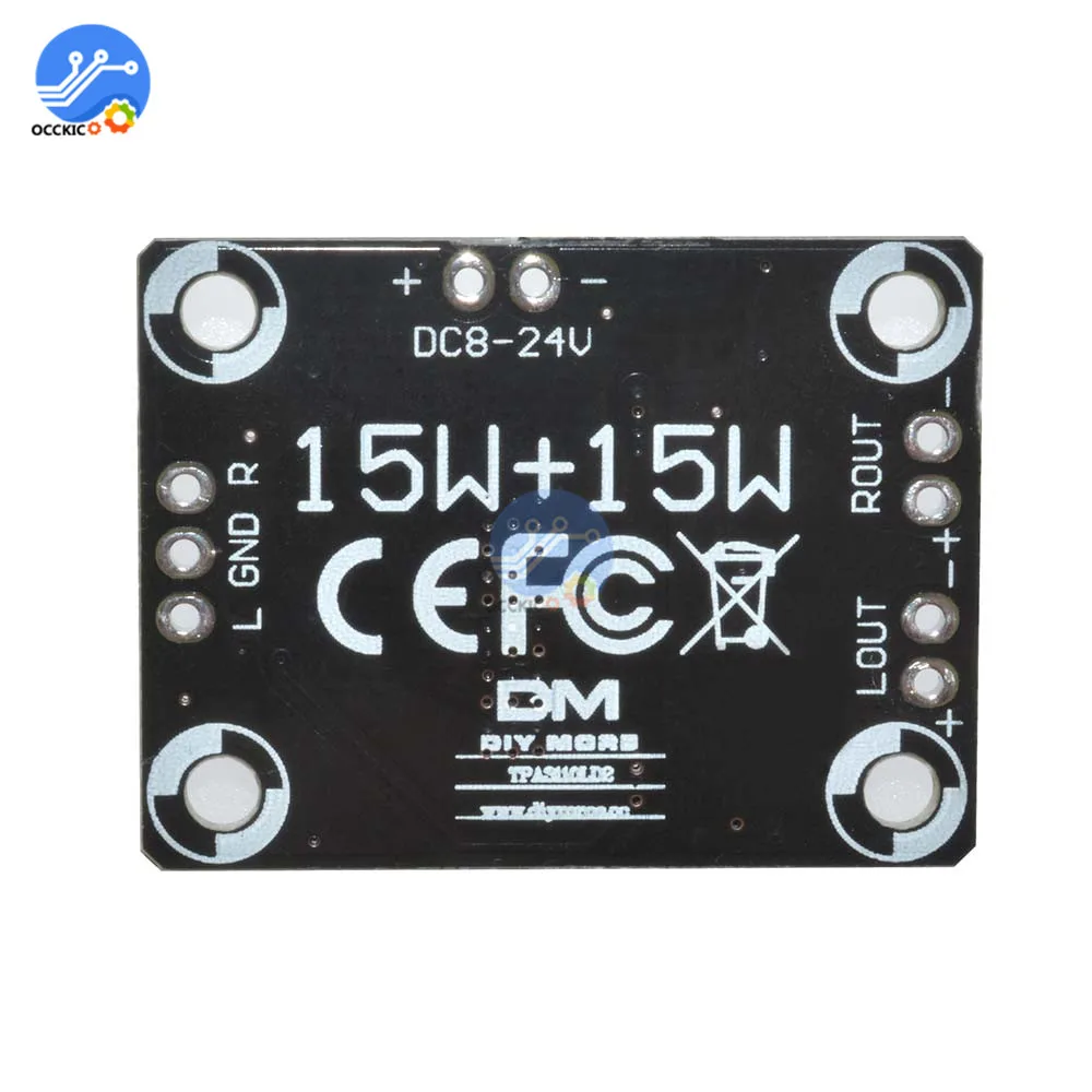 TAP3110-デジタルオーディオステレオアンプコントロールモジュール,ミニバイノーラルアンプ12v 8-18v,ハイパワーUltra-PAM8610,2x15w 3a