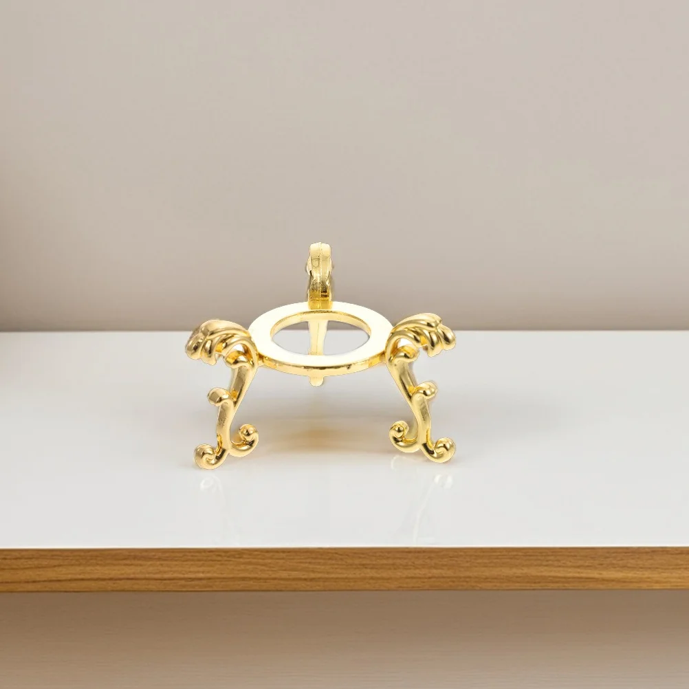 

3Pcs Crystal Ball Mineral Display Stand Metal Sphere Holder Desktop Support Stable Base for Home Office Decor Crystal Holder