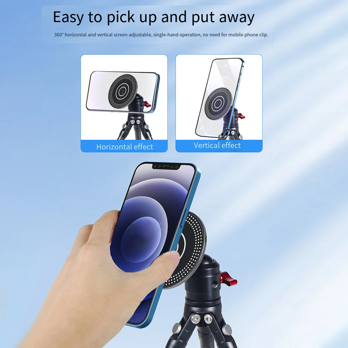 Soporte magnético para teléfono Dji Osmo Mobile 6/Om5/Om4/Om4 Se/OM SE, accesorios de cardán, accesorios para teléfono inteligente