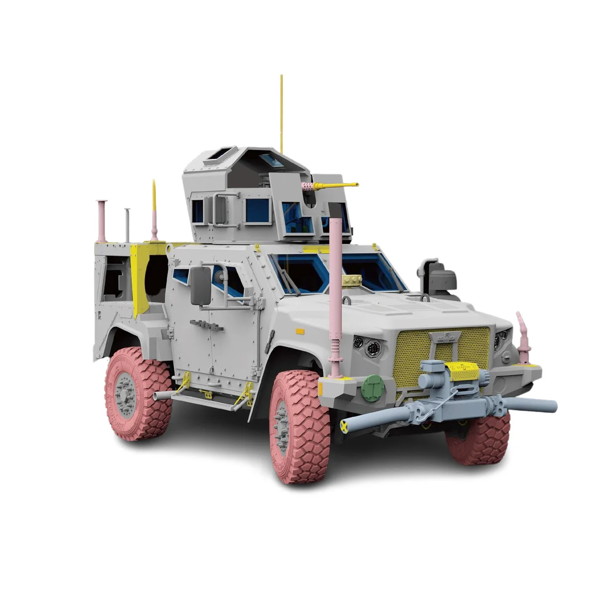 SABREcombat vehicle scale model kit 35A12 JLTV combined with light