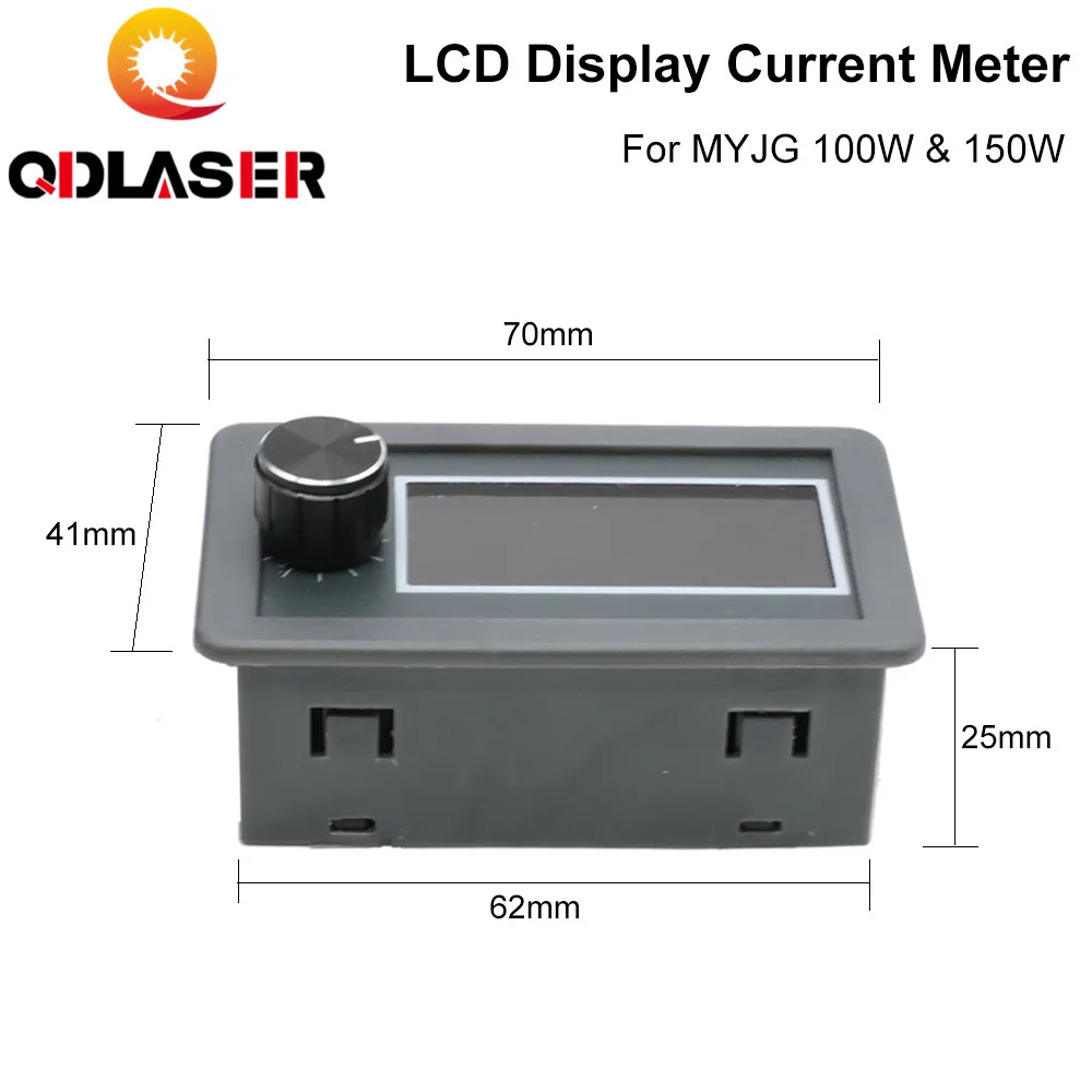 QDLASER LCD-scherm CO2-stroommeter Extern scherm Verstelbare stroom voor MYJG-serie 100W en 150W CO2-laservoeding