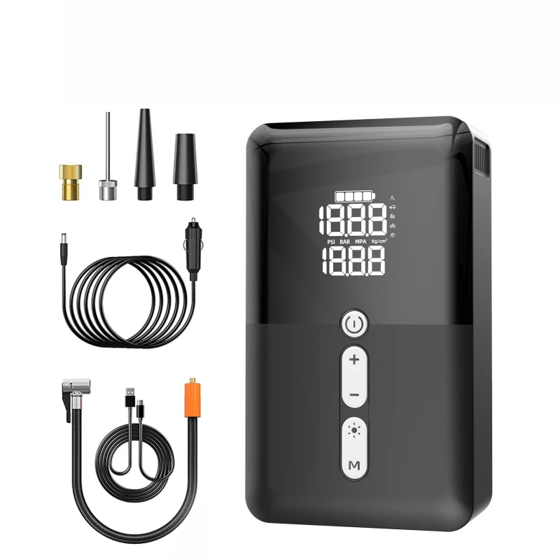 

Large-capacity portable car air pump 22-cylinder DC12V two-purpose car air pump