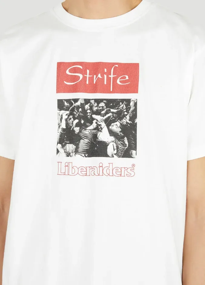 Strife Tour Photo Black and White T-shirt, size S-5XL