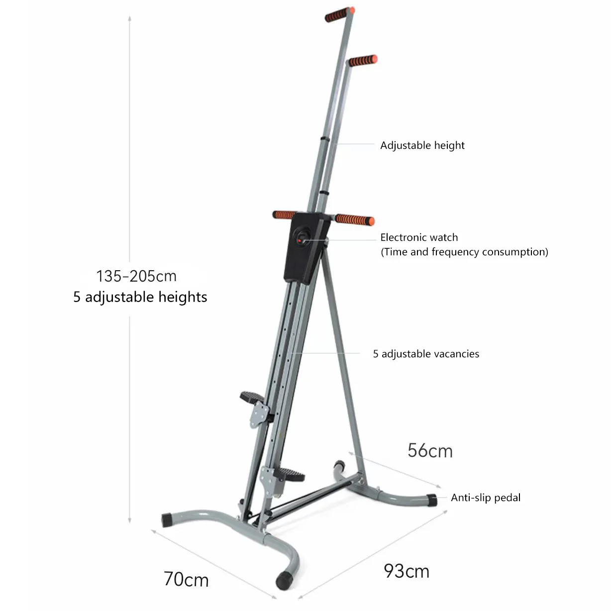 

2026 Hot Selling Vertical Mountain Climbing Machine Gym Electric Treadmill Stair Climber for Home Use
