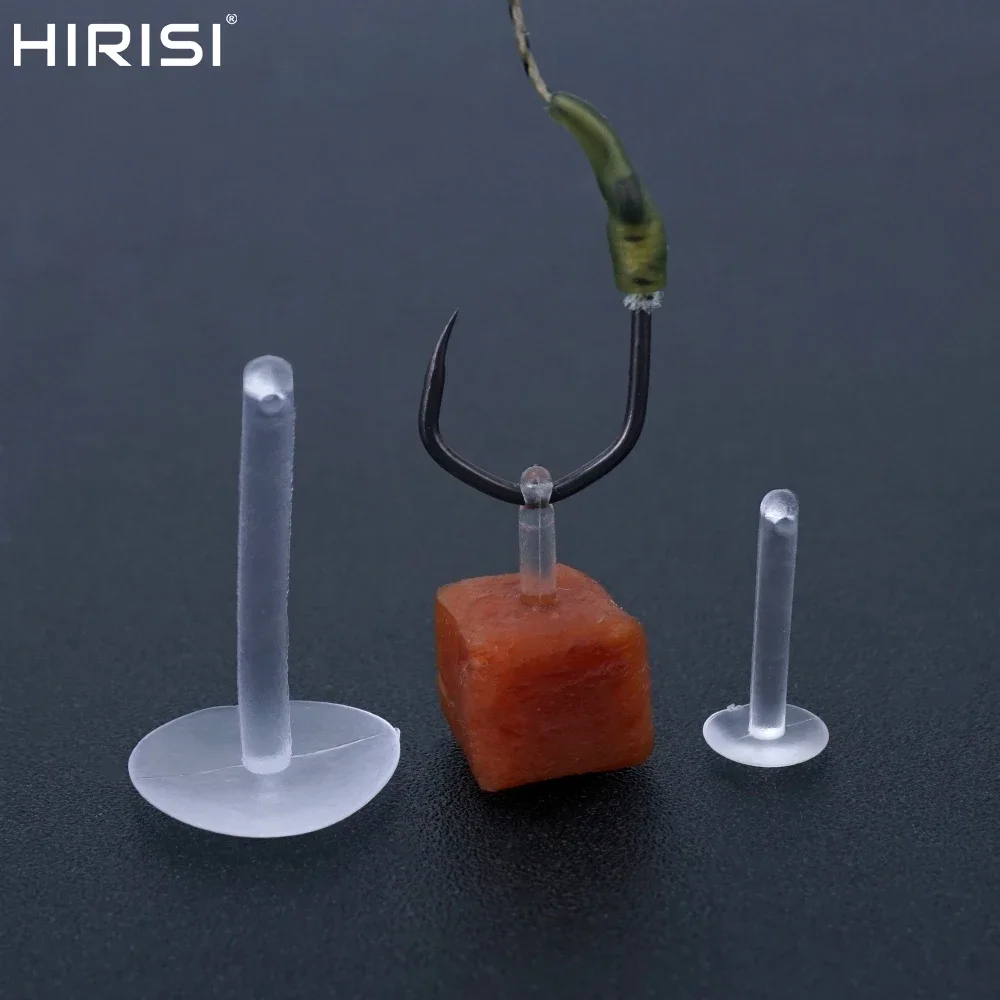 Hirisi 20pcs Carp Fishing Hook Bait Accessories Clear Luncheon Meat Bait Stops Carp Fishing Terminal Tackle