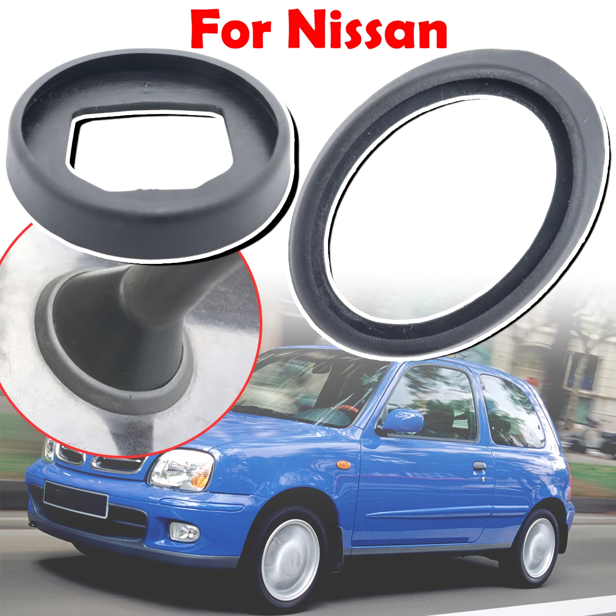 

For Nissan Almera / Micra II Primera Terrano I Terrano II Roof Mast Whip Aerial Antenna Base Seal Rubber Gasket Replacement part
