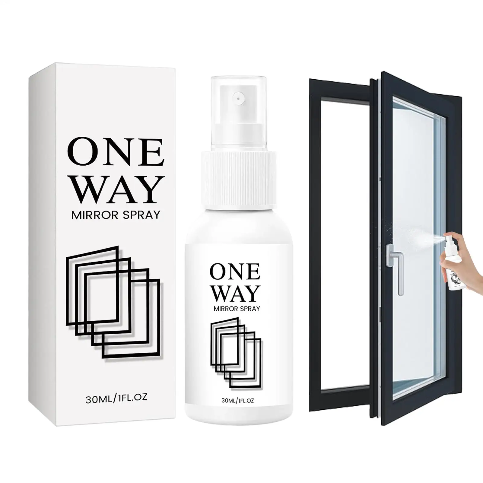 Window Cleaner Coating Anti-Glare Cleaning Mist Home Reflective Window Tint Spray for Home Kitchen Bedroom Bathroom Office