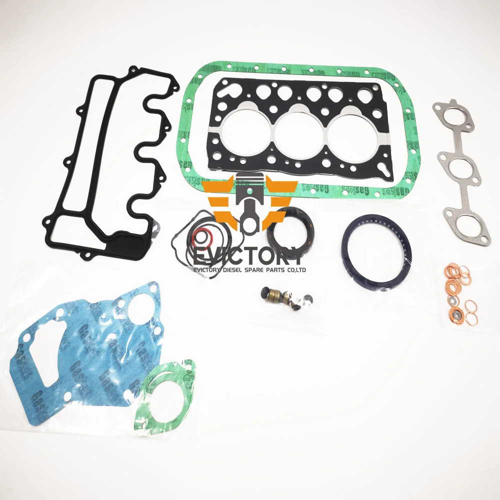 For Isuzu 3LB1 Cylinder Head Assy with complete overhaul gasket kit