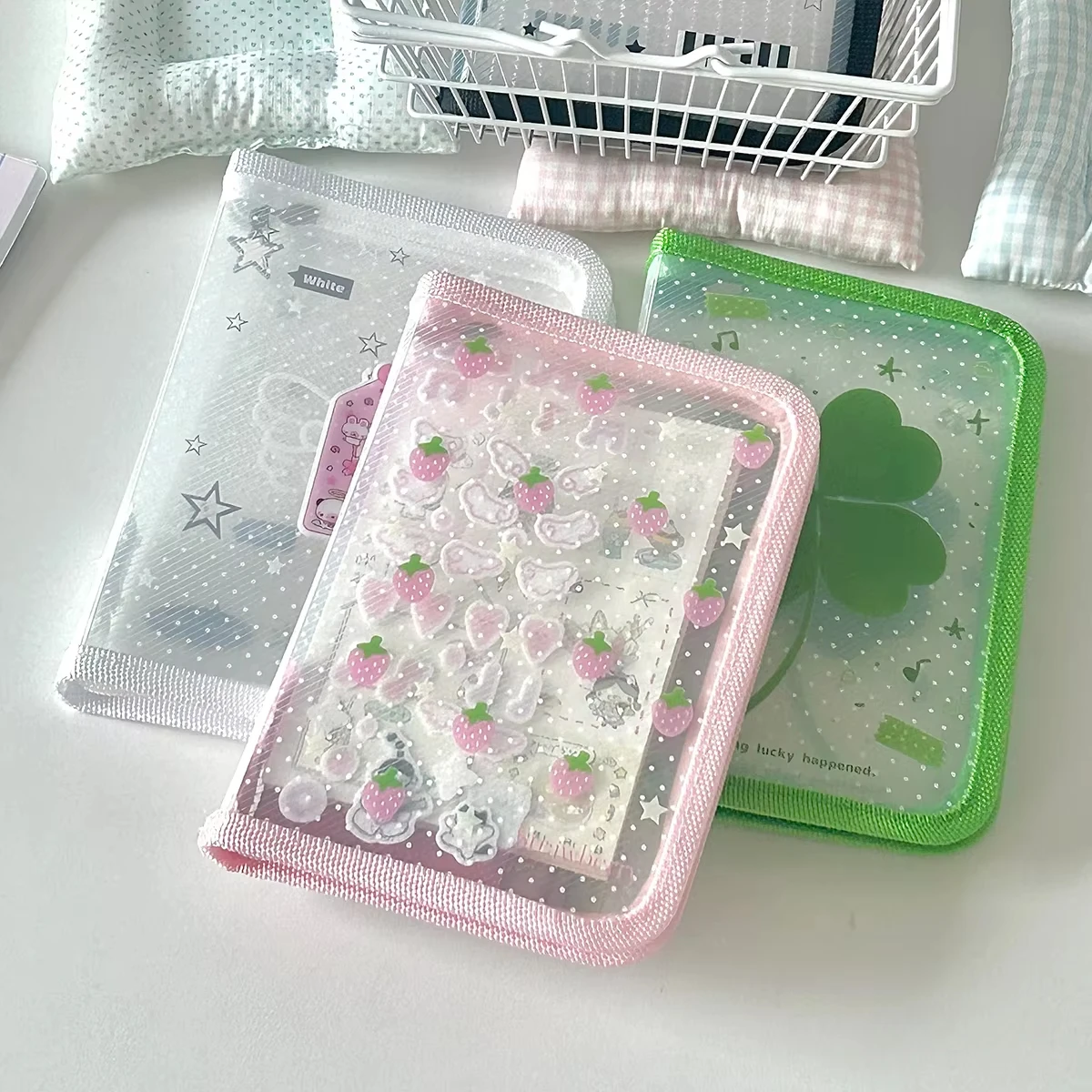 

Симпатичная папка для хранения канцелярских принадлежностей формата А6, полипропиленовая саржевая сумка на молнии, сумка для документов, папка на молнии, школьные и офисные принадлежности