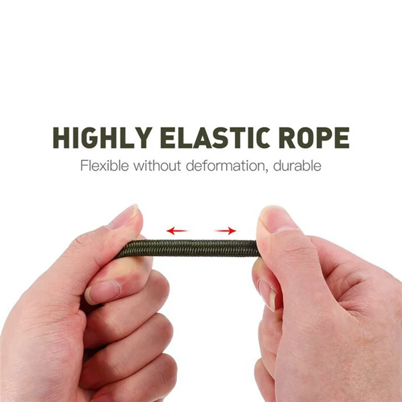 

ELOS-Elastic Rope Carabiner For Kayaking, Cycling, Luggage Packing And Outdoor Camping Accessories