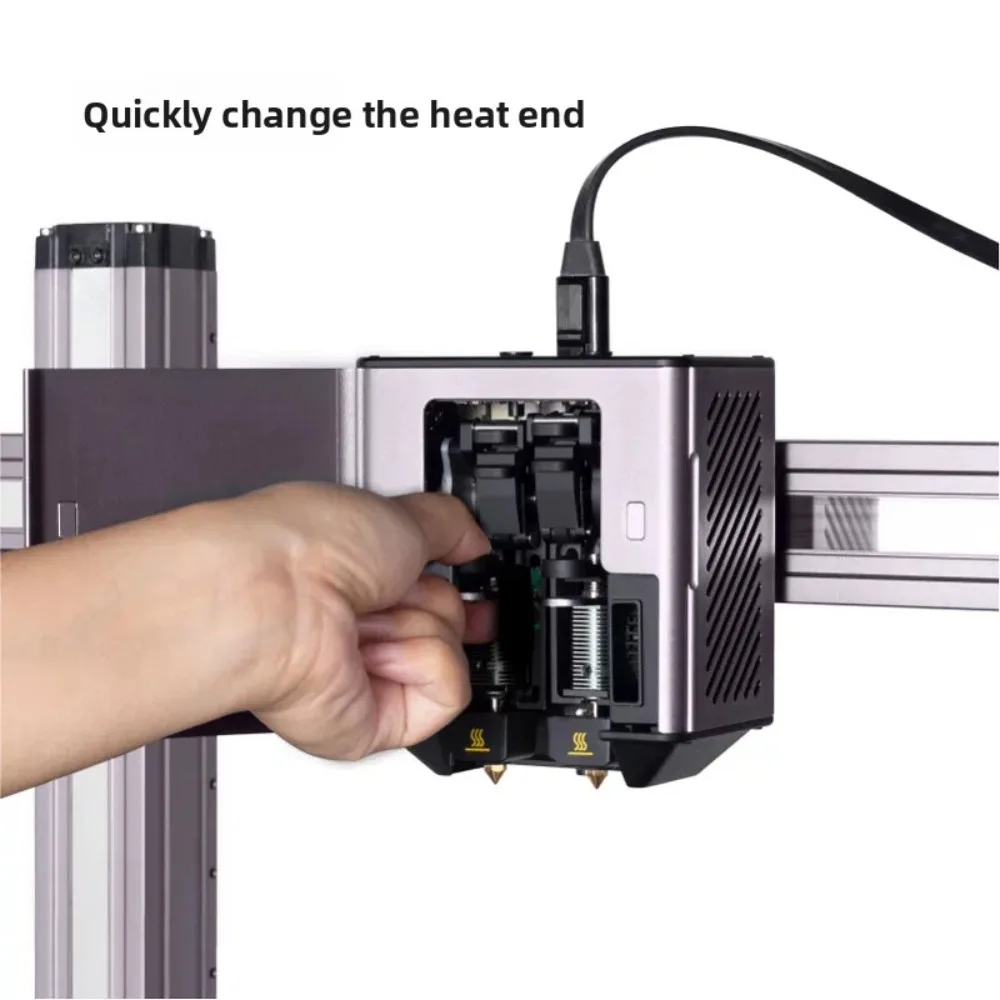 Fast Manufacturing 2.0 Double Nozzle 3D Printing Module Dual Material Printing Easy Peeling Water-soluble Support Printing