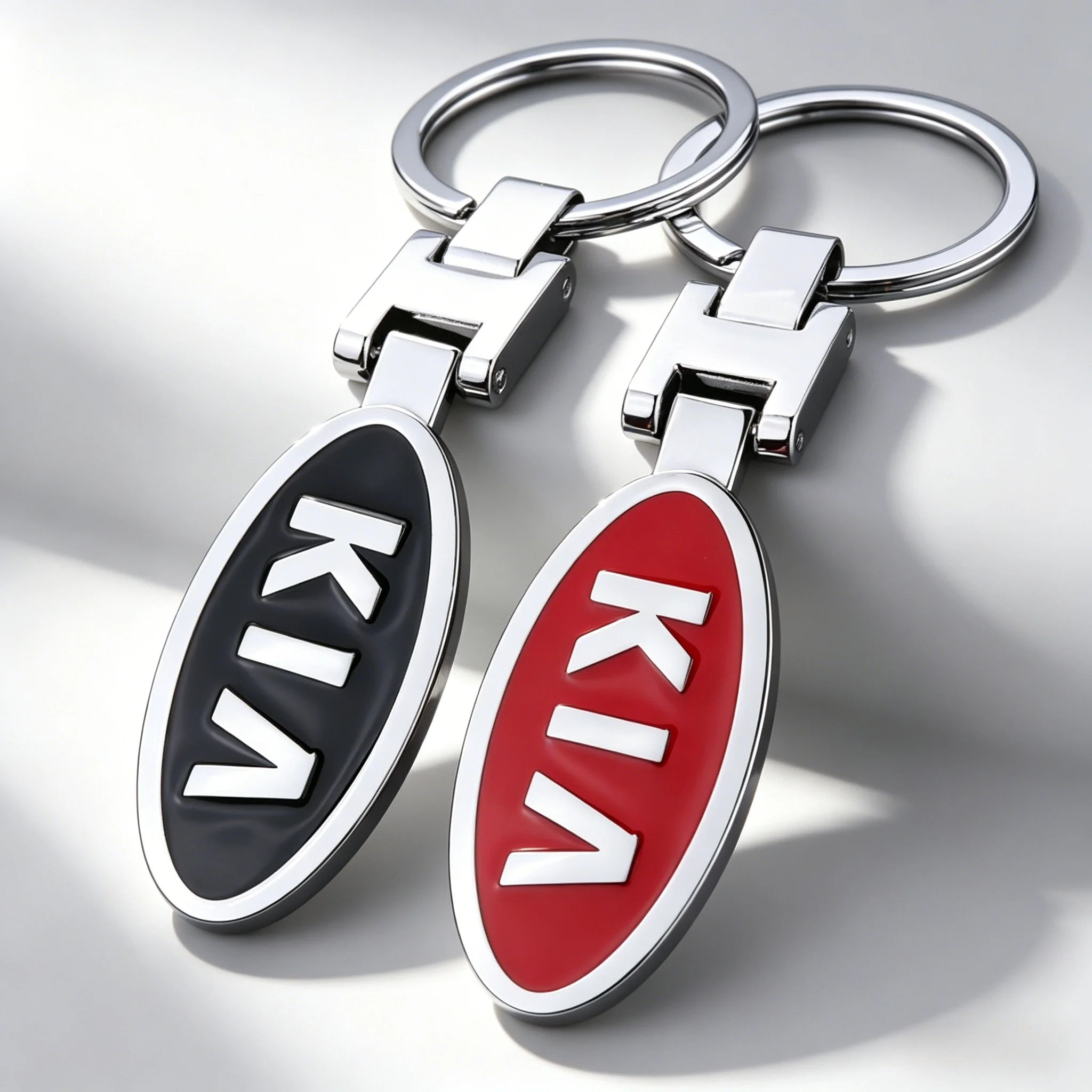 Llavero Metálico 3D con Diseño de Auto, Colgante para Llaves, Regalo para Hombre, Accesorios para Kia Sportage, Ceed, Picanto, Rio, ProCeed, Niro 5, 3, 4, K7, K5, K