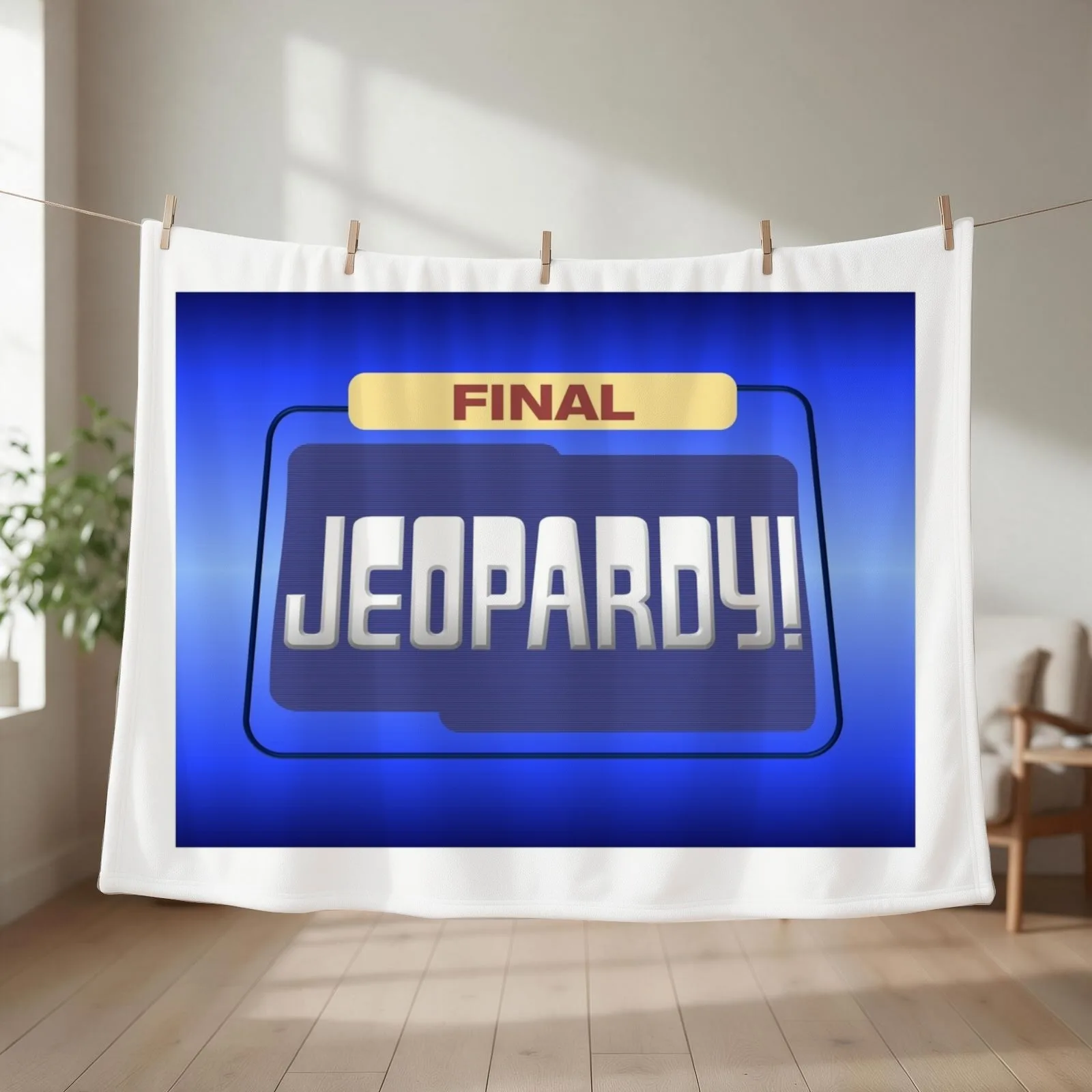 Final Jeopardy Throw Blanket Flannels Beach Loose for winter Blankets