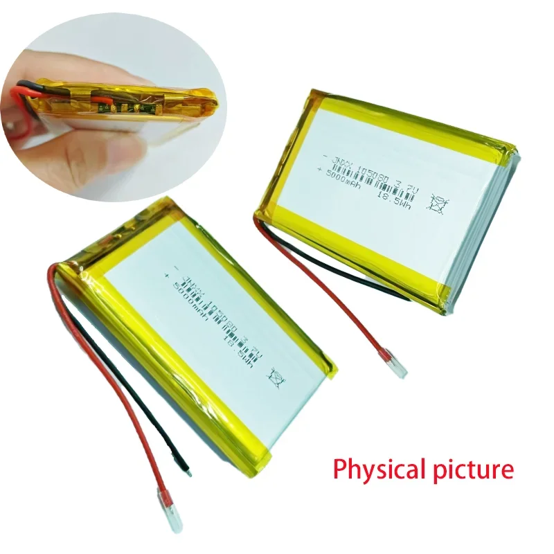 

105080 Lithium Polymer Battery 3.7V 5000mAh MP3 Speaker Lithium Ion Battery for Dvr GPS Mp3 Mp4 Mobile Phone Speaker