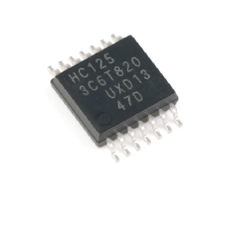 

10/20/50/100Pcs 74HC125PW,118 HC125 74HC125 74HC125PW TSSOP-14 Quad Buffer Line Driver for Tri State Output IC Chip