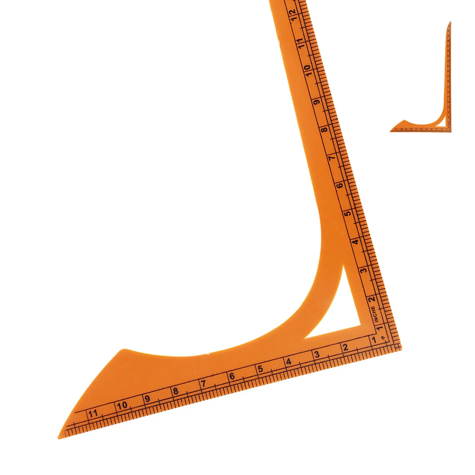 

Patchwork Ruler Clothing Sewing Cutting Measuring Layout Tool L Shape Square Foot High Quality Durable Smooth Surface Without