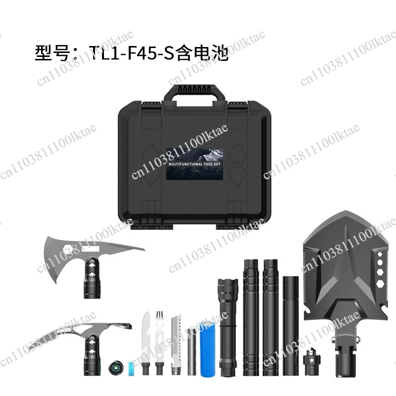Multifunctional Set Camping Outdoor Supplies Survival Tools Shovel