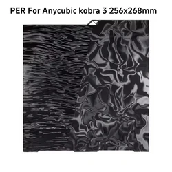 PER For Anycubic kobra 3 Build Plate 256mmx268mm Spring Steel Sheet PER Sheet Anycubic kobra 3 PEI build plate 3d Printer