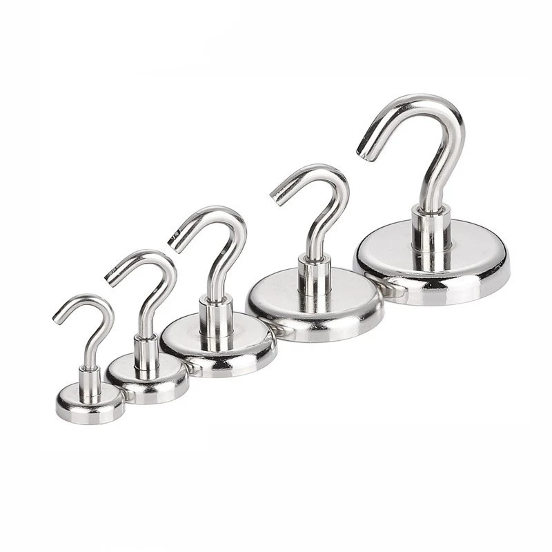 

16mm Strong Magnetic Hooks Multi-Purpose Storage Hooks Home Kitchen Bar Storage Hooks Key Storage Hooks Bathroom Hangers