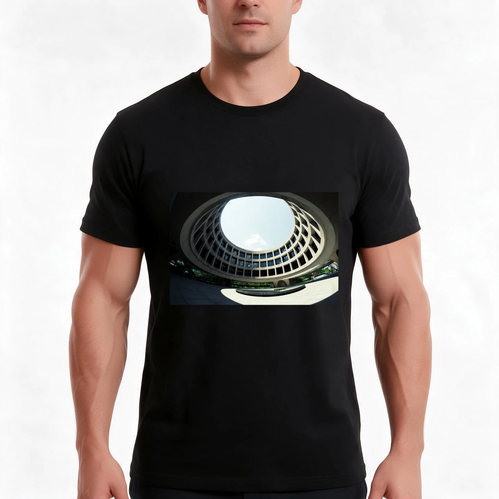 Through the Roof T-Shirt, Summer Casual Cotton Tee, Oversized Streetwear Tops, Vintage Graphic Print, Loose Fit Short Sleeve