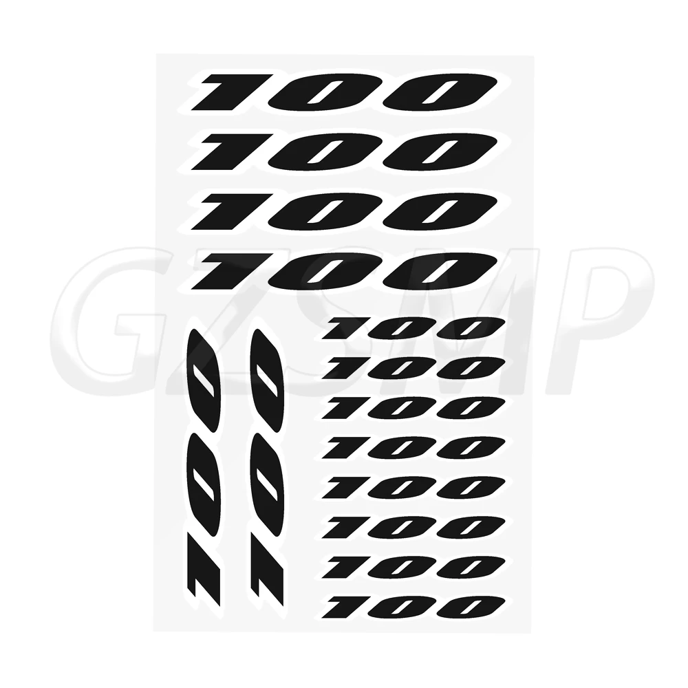 Fit for Kawasaki Suzuki KX100 KD100 KM100 RM 100 Universal Motorcycle Fairing Body Shell Sticker Deco Decal Emblem 2