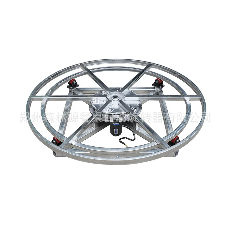 Electric motorcycle display wheels, video filming, and a rotating turntable dance performance stage